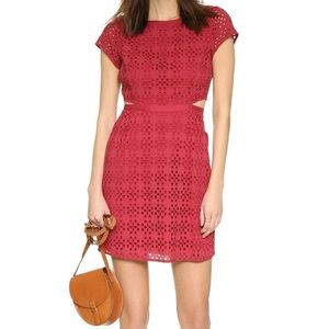 Madewell Eyelet cutout dress